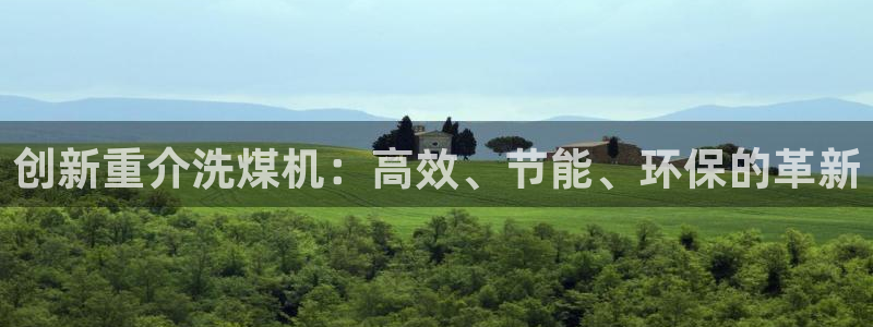 顺盈娱乐市究7276O：创新重介洗煤机：高效、节能、环保的革