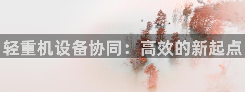 顺盈娱乐招商下原判官333OO：轻重机设备协同：高效的新起点