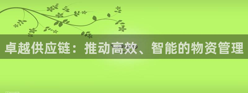 顺盈娱乐开户注册：卓越供应链：推动高效、智能的物资管理