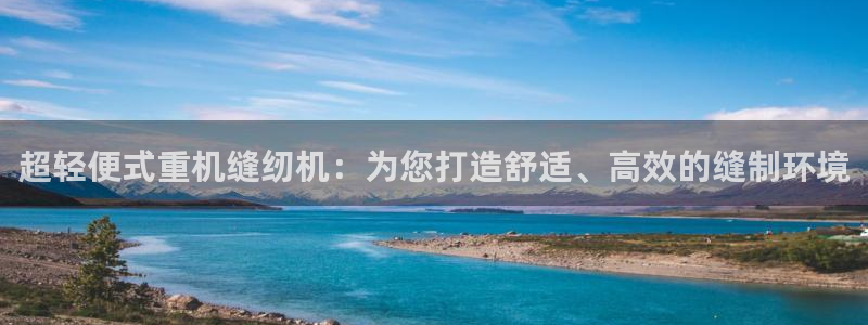 顺盈娱乐主管去判官333OO：超轻便式重机缝纫机：为您打造舒